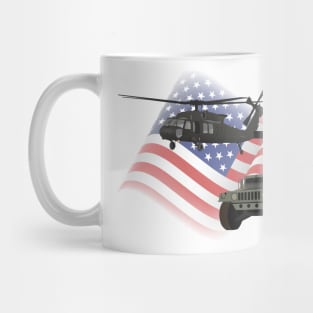 American Military HUMVEE UH-60 F22 Mug